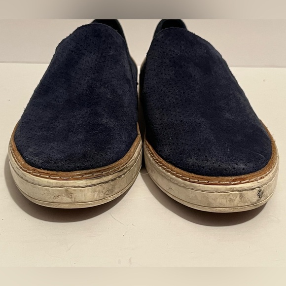UGG Adley Blue Suede Slip On Women Slip On Sneaker - Picture 9 of 16